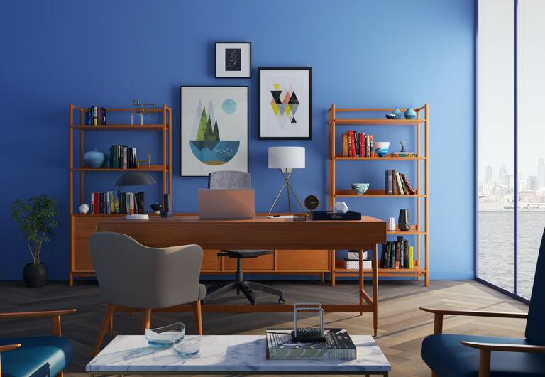 Какие цвета подходят для мебели рабочего кабинета