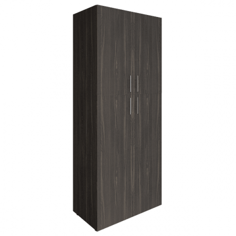 Шкаф закрытый 4-х дверный (1 вариант), цвет темный дуб
